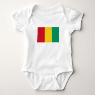 Body Para Bebê Bandeira da Guiné