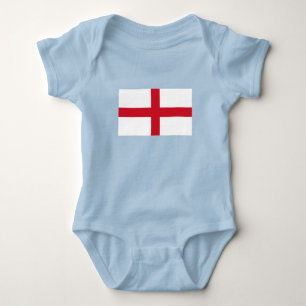 Body Para Bebê Bandeira da Inglaterra