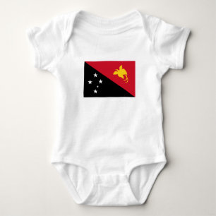 Body Para Bebê Bandeira da Papua-Nova Guiné