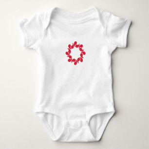 Body Para Bebê Bandeira da Prefeitura de Saitama, Japão
