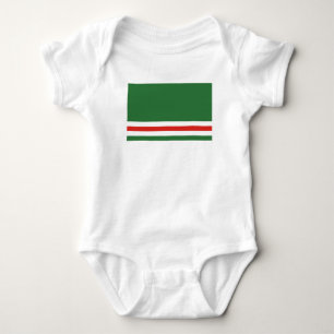 Body Para Bebê Bandeira da República Chechena de Ichkeria