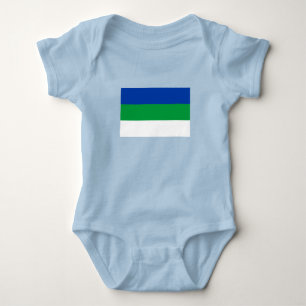 Body Para Bebê Bandeira da República Komi