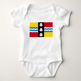 Body Para Bebê Bandeira de Bedfordshire Baby Bodycase