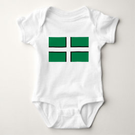 Body Para Bebê Bandeira de Devon (distrito do Reino Unido)