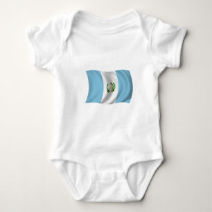 Body Para Bebê Bandeira de Guatemala