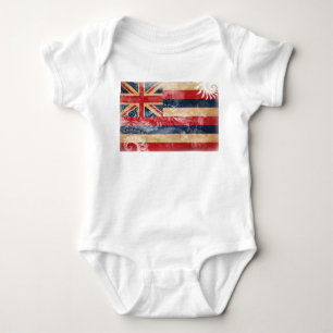 Body Para Bebê Bandeira de Havaí