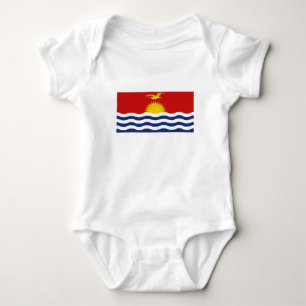 Body Para Bebê Bandeira de Kiribati