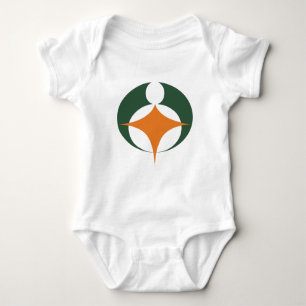 Body Para Bebê Bandeira de Koga, Shiga, Japão