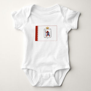 Body Para Bebê Bandeira de Mari El