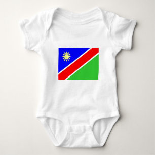 Body Para Bebê Bandeira de Namíbia