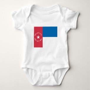 Body Para Bebê Bandeira de North Carolina (1861-1885)