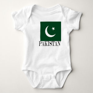 Body Para Bebê Bandeira de Paquistão