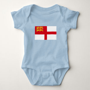 Body Para Bebê Bandeira de Sark