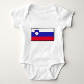Body Para Bebê Bandeira de Slovenia