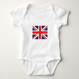 Body Para Bebê Bandeira de Union Jack,