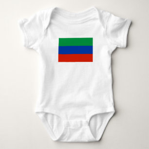 Body Para Bebê Bandeira do Daguestão