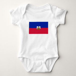 Body Para Bebê Bandeira do Haiti