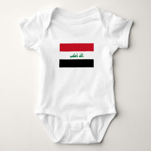 Body Para Bebê Bandeira do Iraque