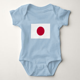 Body Para Bebê Bandeira do Japão