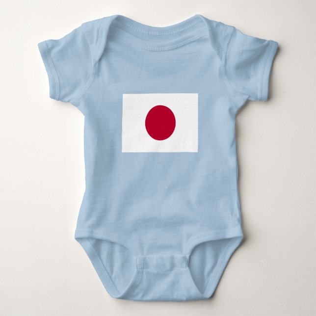 Body Para Bebê Bandeira do Japão (Frente)