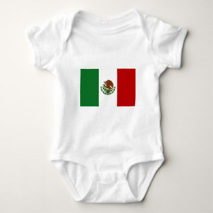 Body Para Bebê Bandeira do México