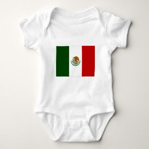 Body Para Bebê Bandeira do México