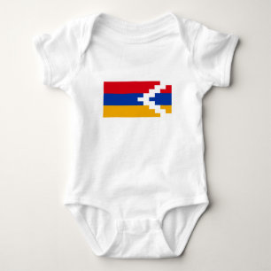 Body Para Bebê Bandeira do Nagorno Karabakh