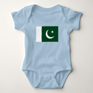 Body Para Bebê Bandeira do Paquistão