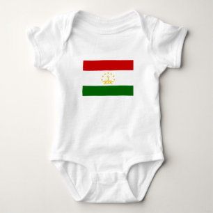 Body Para Bebê Bandeira do Tajiquistão