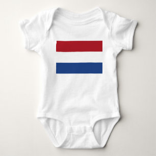 Body Para Bebê Bandeira Holandesa