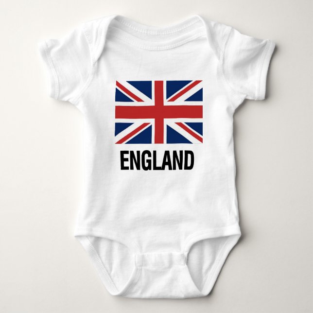 Body Para Bebê Bandeira inglesa (Frente)