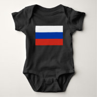 Bandeira Russa (Rússia) Bebê-Roupa-Roupa