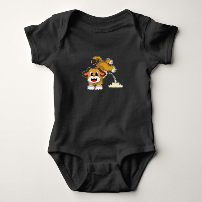 Body Para Bebê Banheiro para Cachorro (Frente)