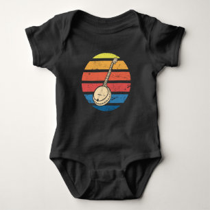 Body Para Bebê Banjo Bluegrass presente para músicos