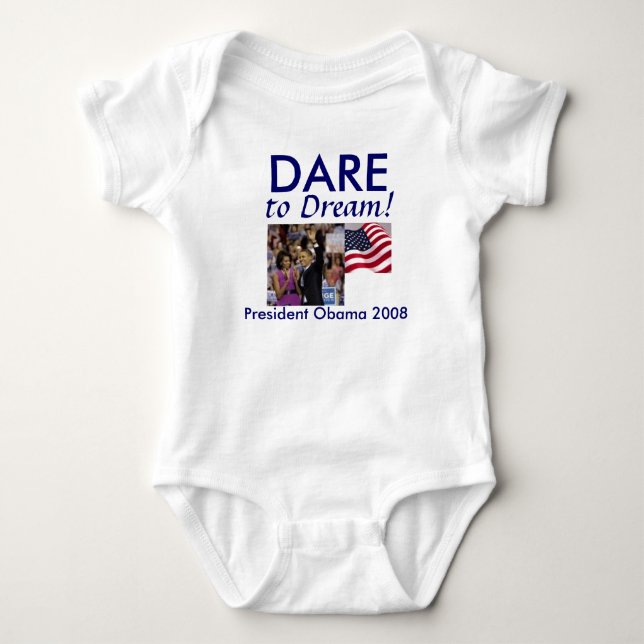 Body Para Bebê Barack Obama (Frente)