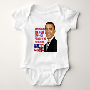 Body Para Bebê Barack Obama, De Volta Para Trás_