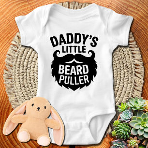 Body Para Bebê Barba Engraçada, Bebê Cresce Pai