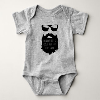 Body Para Bebê Barba Pai - Barba legal Baby One