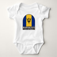 Barbados Flag Emblem Distress Vintage