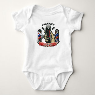 Body Para Bebê Barbearia de Compro de Barbeiros Retroativos de NO