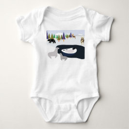 Body Para Bebê Barco congelado