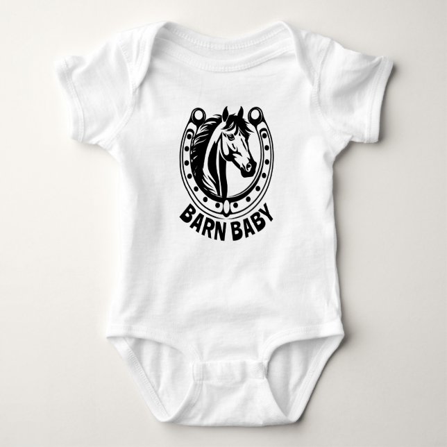 Body Para Bebê Barn Baby Horse (Frente)