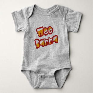 Body Para Bebê Barra pequenino, dialecto escocês Babygrow