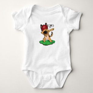Body Para Bebê Barramento de german shepherd