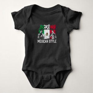 Body Para Bebê Barriga do treinador de futebol mexicano Boxer