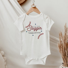 Body Para Bebê BARRY Little Slugger Baseball Sports Themed
