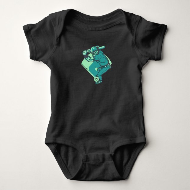 Body Para Bebê Baseball (Frente)