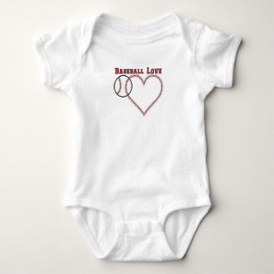 Body Para Bebê Baseball Love