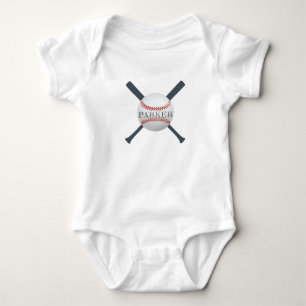 Body Para Bebê Basebol Personalizado
