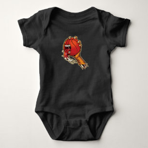Body Para Bebê Basquete Assustador